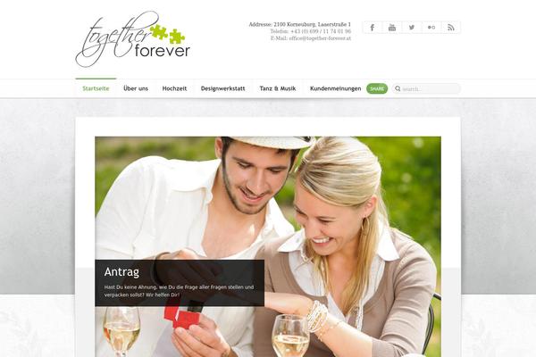 Elegance theme site design template sample