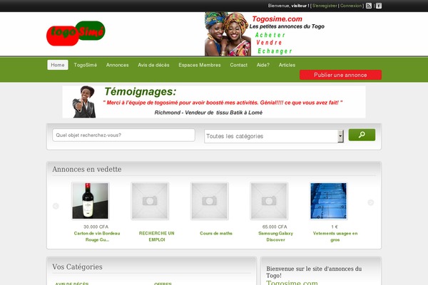 ClassiPress theme site design template sample