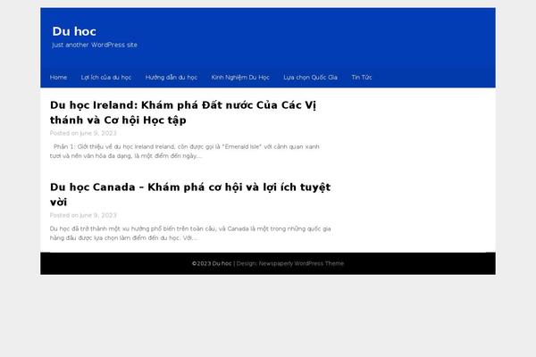 NewsPaperly theme site design template sample