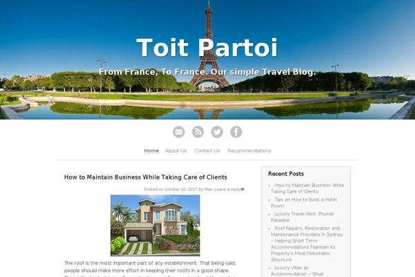 Dinky theme site design template sample