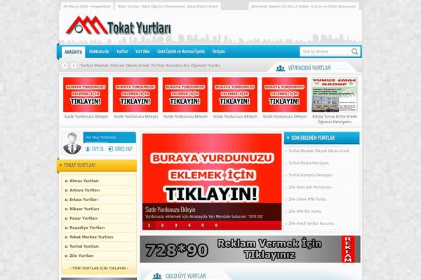 Yrehber theme site design template sample