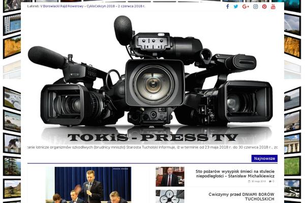 Color Newsmagazine theme site design template sample