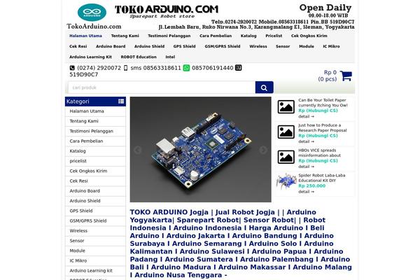 tokoarduino.com site used WP-Grosir