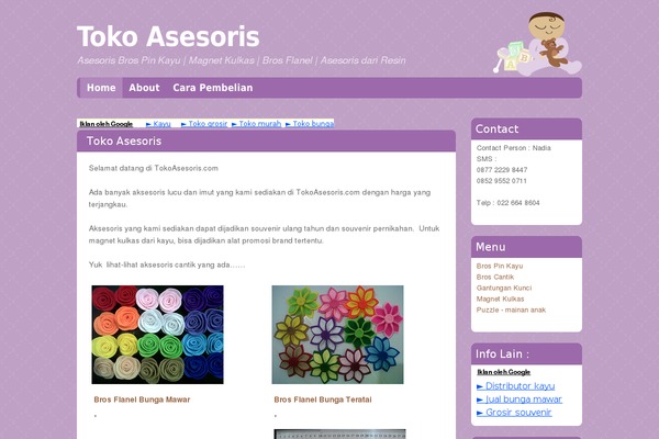 Babylog theme site design template sample