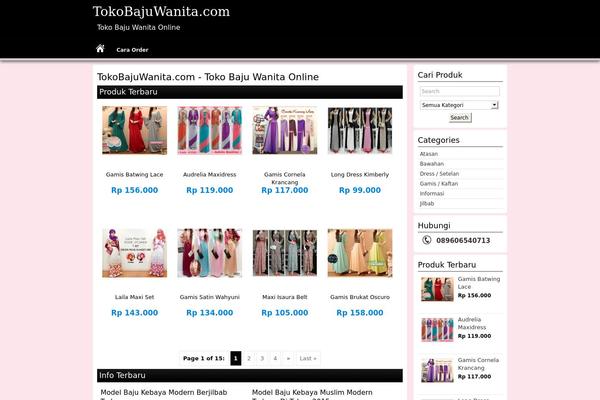 Pasaraya theme site design template sample