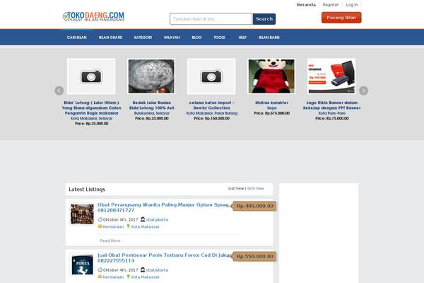 tokodaeng.com site used Classifiedtheme