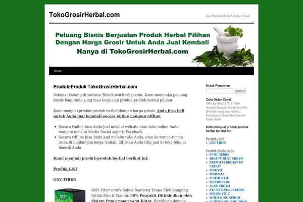 tokogrosirherbal.com site used Twentytentokoonlineheader