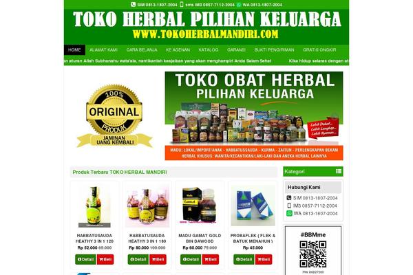 tokoherbalmandiri.com site used Virtamart