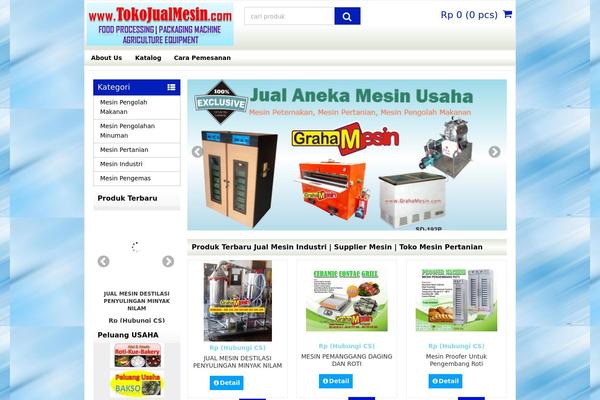 tokojualmesin.com site used Janela