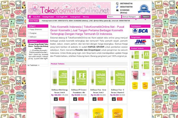 Wptoko theme site design template sample