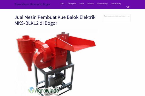 tokomesinbogor.com site used Cepatlakoo