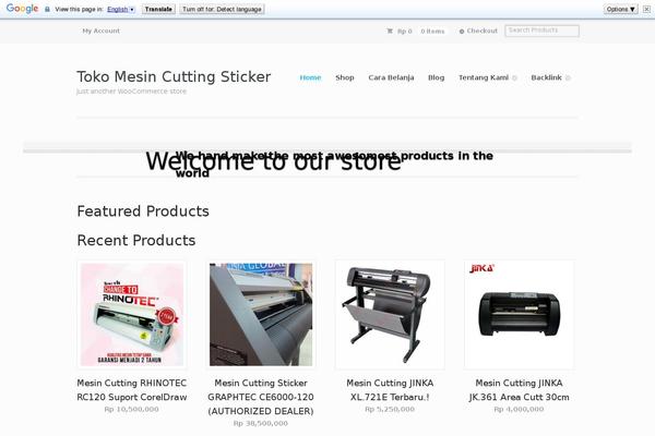 Mystile theme site design template sample