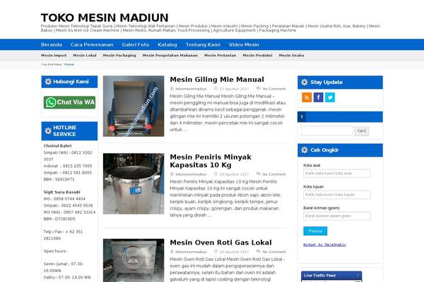Weretech theme site design template sample
