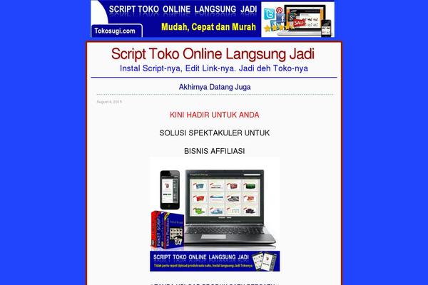 tokosugi.com site used SqueezeMe