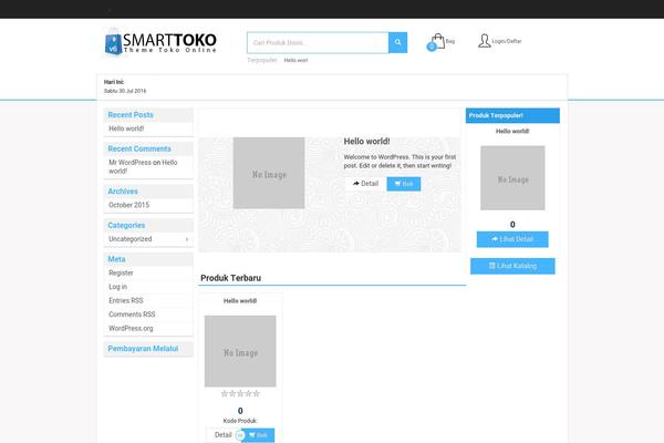 Smart-toko-new-v6 theme site design template sample