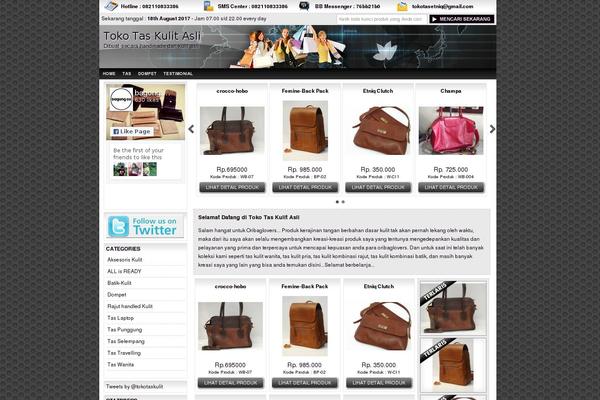 tokotaskulit.com site used Indostore2