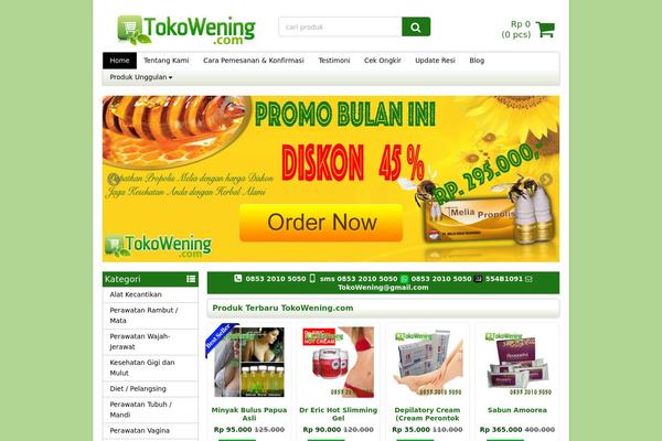 Wp-niaga theme site design template sample