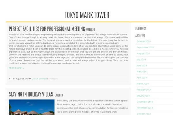 WordPress website example screenshot