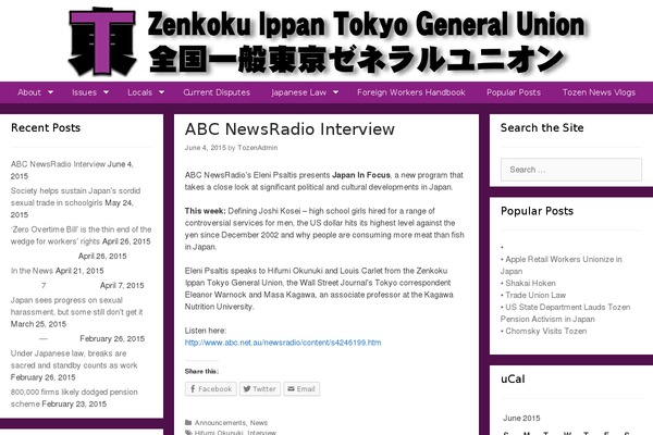 Site using Google Website Translator by Prisna.net plugin