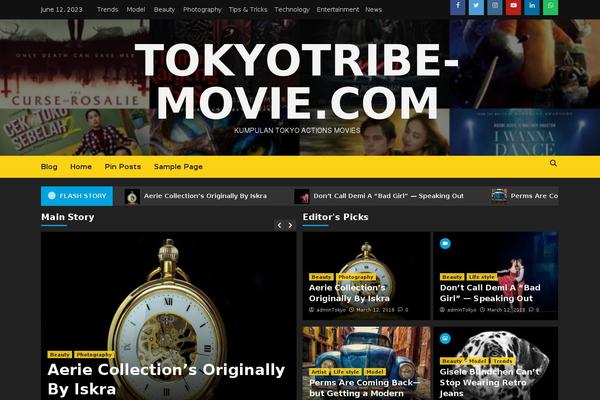 CoverNews theme site design template sample