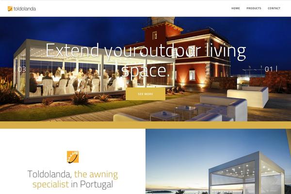 Ambient theme site design template sample