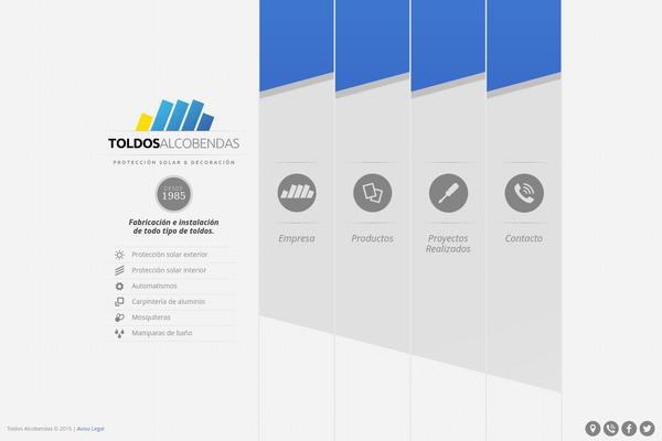 toldosalcobendas.com site used Toldos