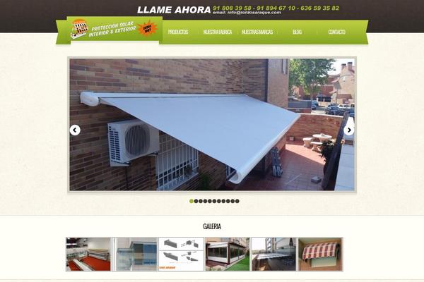 toldosaraque.com site used Theme1588