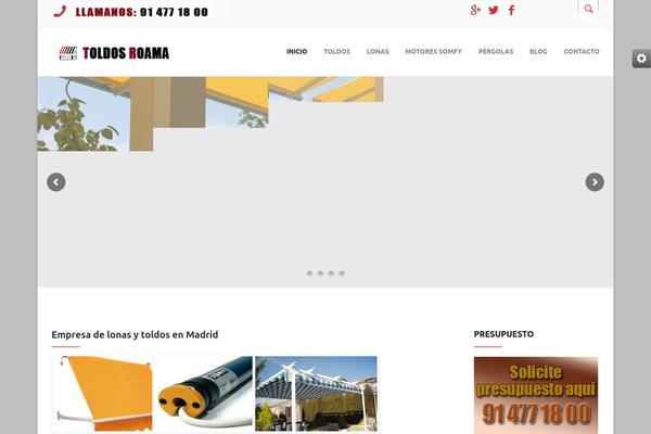 Norma theme site design template sample