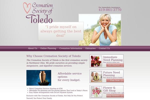 toledocremation.com site used Cremation.society.toledo.2.0