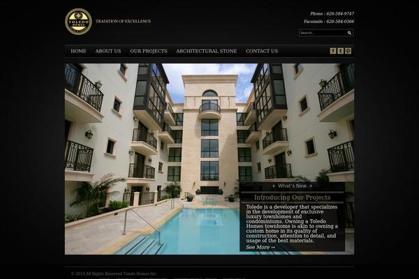 Toledo theme site design template sample
