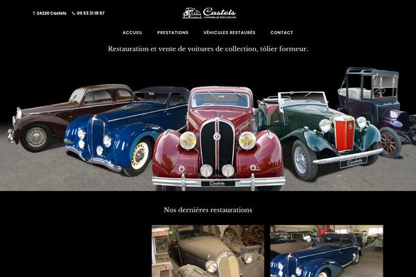Sonora theme site design template sample