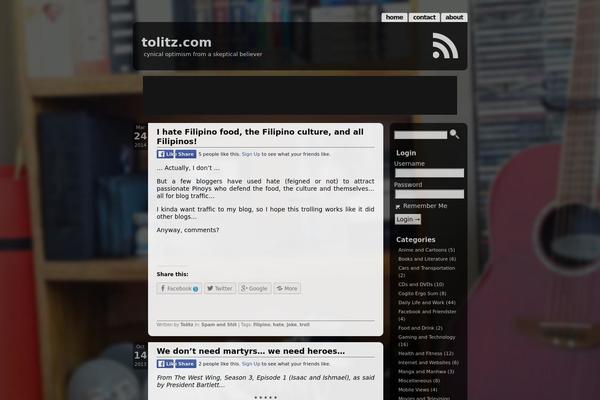 Aeros theme site design template sample