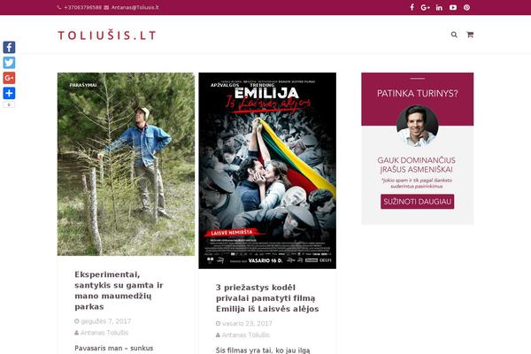 Site using Social Share Buttons by Supsystic plugin