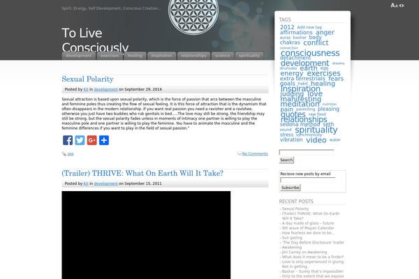 Site using Flickr Flash Badge Widget plugin