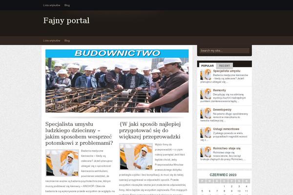 1 theme site design template sample