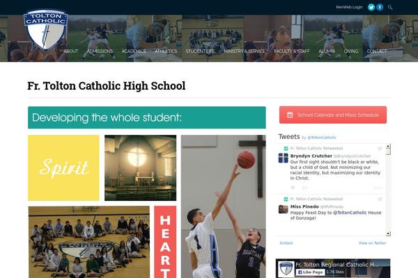 Polytechnic theme site design template sample
