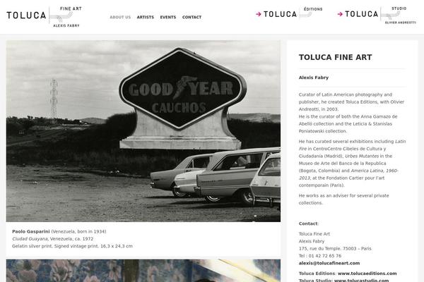 Studiofolio theme site design template sample