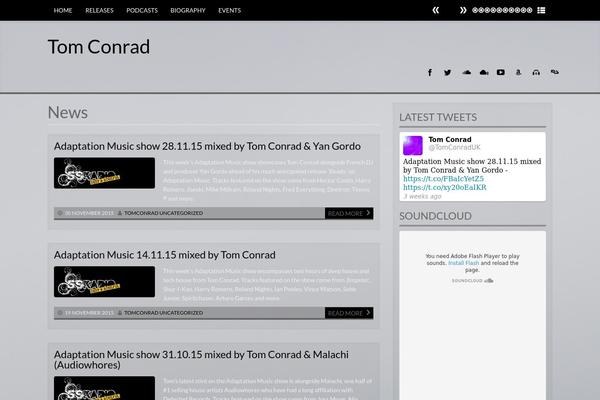Site using Advanced AJAX Page Loader plugin