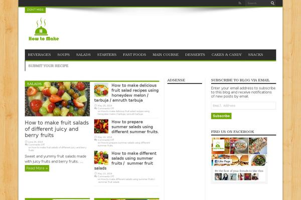 Jarida theme site design template sample