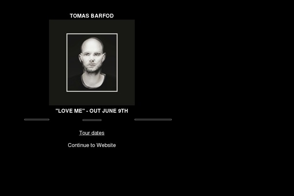 tomasbarfod.com site used Minimaliste