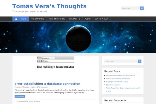 ShootingStar theme site design template sample