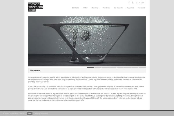 tomaszwarzecha.com site used Goodspace V1 08
