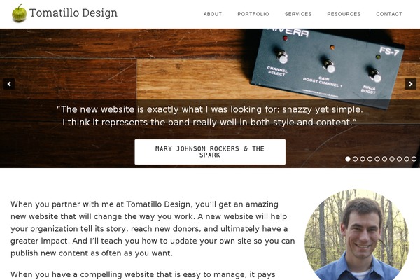 Site using Easy Backstretch plugin