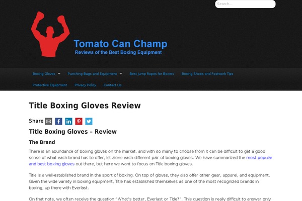 tomatocanchamp.com site used Tiger