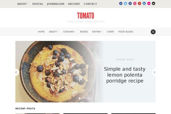 Foodica theme site design template sample