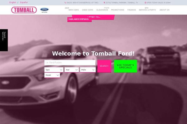 Dealer Inspire common theme site design template sample