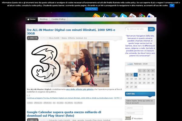 Mystique theme site design template sample