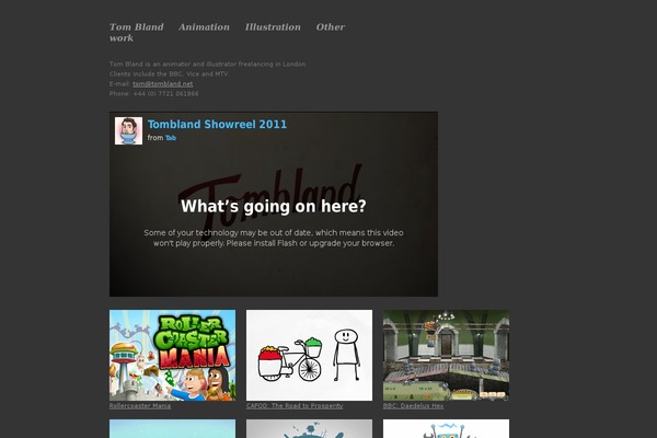 Portfolio theme site design template sample