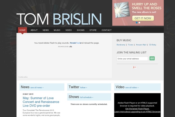 Site using GigPress plugin