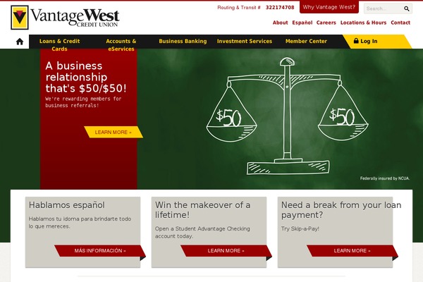 tombstonefederal.com site used Vantagewest-2013